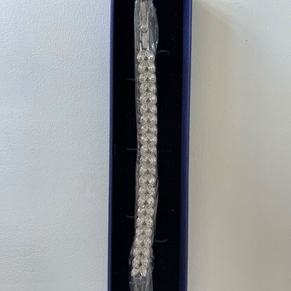 NEW Swarovski Double Strand Tennis Bracelet - Picture 1 of 3